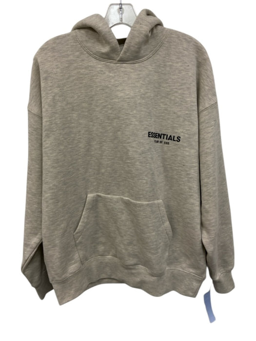 Essentials NWT Size XS Gray Cotton Blend Solid Hoodie Men's Jacket Gray / XS