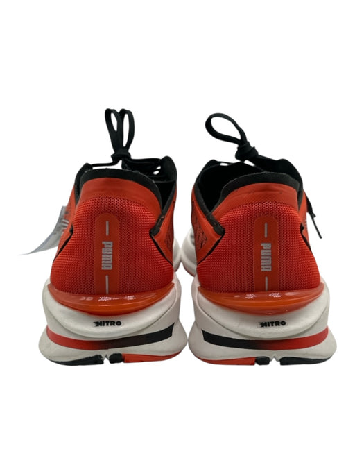 Puma Shoe Size 11.5 Orange & Silver Synthetic Mesh Sneaker Men's Shoes Orange & Silver / 11.5