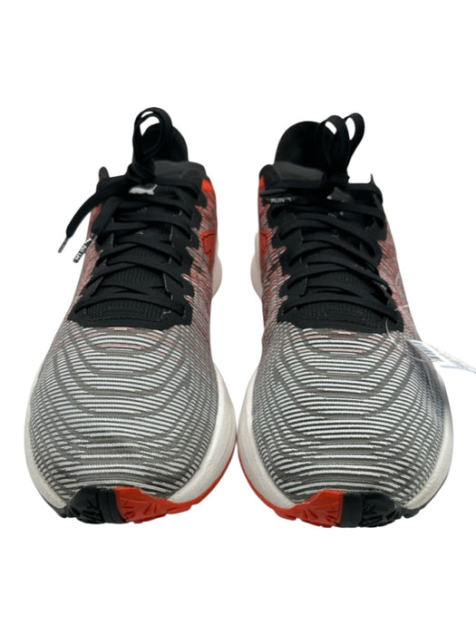 Puma Shoe Size 11.5 Orange & Silver Synthetic Mesh Sneaker Men's Shoes Orange & Silver / 11.5