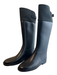 Naot Shoe Size 8 Black Knee High Velcro Strap Low Heel Boots Black / 8