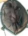 Cole Haan Beige & Black Leather Woven Aztec silver hardware shoulder bag Bag Beige & Black / L