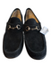 Gucci Shoe Size 10 Black Suede Gold hardware Round Toe Suede Loafers Shoes Black / 10