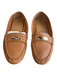 Coach Shoe Size 9 Brown Leather Almond Toe Gold Hardware Flat Loafers Shoes Brown / 9