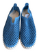 Ilse Jacobsen Shoe Size 41 Blue Fabric Almond Toe Holes Suede Detail Flats Shoes Blue / 41