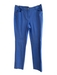 J Mclaughlin Size 8 Blue Cotton Blend High Rise Zip Fly 5 Pocket Pants Blue / 8