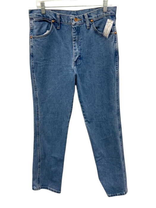 Wrangler Size 32 Light Wash Cotton Denim Zip Fly Jean Men's Pants Light Wash / 32