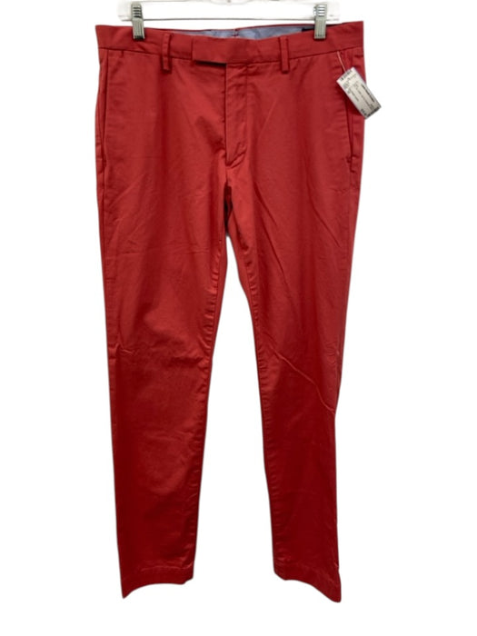 Polo Ralph Lauren Size 32 Red Cotton Zip Fly Men's Pants Red / 32