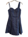 Andersson Bell Size XS Blue Polyester Seam Detail Pleated Detail Dress Blue / XS