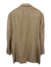 H Stockton Beige & Brown Wool Houndstooth 2 Button Men's Blazer Beige & Brown / 44L