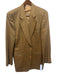 Giorgio Armani Brown & Multi Silk Blend Plaid 2 Button Men's Blazer Brown & Multi / 42