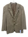 Armani Collezioni Brown & Beige Cashmere Houndstooth 2 Button Men's Blazer Brown & Beige / 42R