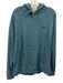 Peter Millar Size L Blue Cotton Blend Solid Hoodie Athleisure Men's Jacket Blue / L