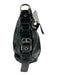 Coach Black Patent Leather Zip Close Buckle Shoulder Strap Silver hardware Bag Black / Large