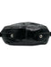 Coach Black Patent Leather Zip Close Buckle Shoulder Strap Silver hardware Bag Black / Large