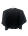 Bleu Blanc Rouge Size S Black Viscose & Rayon Short Puff Sleeve 1 Button Jacket Black / S
