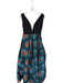 Jovani Size 4 Black & Blue floral Mesh Gown Black & Blue / 4