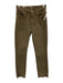 Mother Size 25 Olive Green Cotton High Waist Ankle Fray Zip Fly Boot Cut Jeans Olive Green / 25