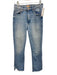 Mother Size 25 Light Wash Cotton High Waist Frayed Hem Zip Fly Boot Cut Jeans Light Wash / 25