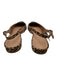 Nordstrom Shoe Size 9 Beige & Brown Leather Upper Leopard Print Flat Slingbacks Beige & Brown / 9