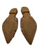 Nordstrom Shoe Size 9 Beige & Brown Leather Upper Leopard Print Flat Slingbacks Beige & Brown / 9