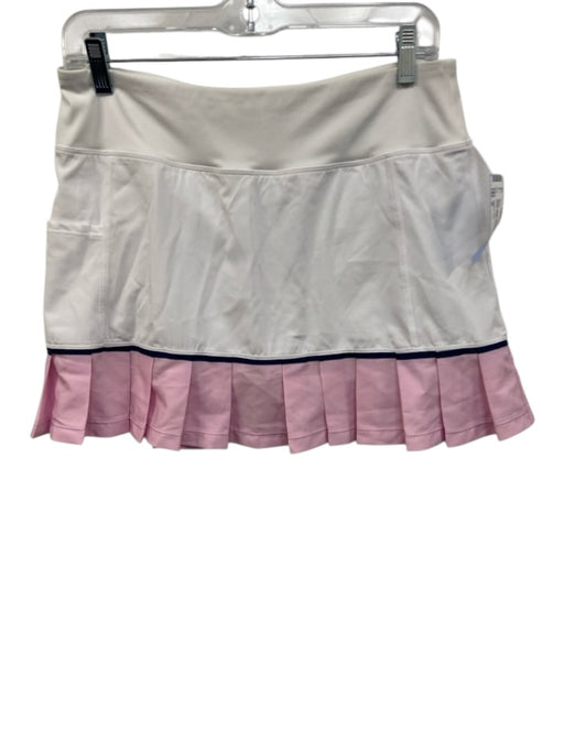 Addison Bay Size M White, Navy, Pink Polyester & Spandex Elastic Waist Skort White, Navy, Pink / M