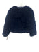 Nikita Karizma Size S Navy No Fabric Tag Faux Feathers Hook Closure Jacket Navy / S