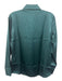 Ravella Size S/4 Green Silk Long Sleeve Satin Top Green / S/4