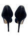 Gianvito Rossi Shoe Size 38.5 Navy Blue Leather Upper Suede Pointed Toe Pumps Navy Blue / 38.5