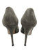 Gianvito Rossi Shoe Size 38.5 Gray Leather Upper Suede Pointed Toe Pumps Gray / 38.5