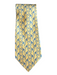 Salvatore Ferragamo Yellow & Blue Silk Giraffes Men's Ties Yellow & Blue