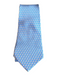 Salvatore Ferragamo Blue & Yellow Silk Dogs Men's Ties Blue & Yellow