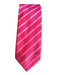 Versace Red & Pink Silk Striped Men's Ties Red & Pink