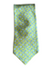 Hermes Green & Blue Silk Buttons Men's Ties Green & Blue