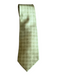 Hermes AS IS Green Silk All Over Print Men's Ties Green