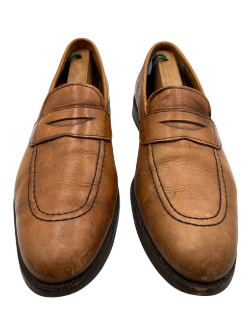 Allen Edmonds Shoe Size 11B Brown Leather Solid Dress Loafer Men's Shoes Brown / 11B