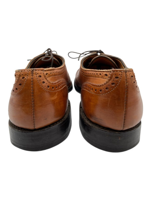 Allen Edmonds Shoe Size 11B Brown Leather Broguing Dress Lace Up Men's Shoes Brown / 11B