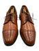 Allen Edmonds Shoe Size 11B Brown Leather Broguing Dress Lace Up Men's Shoes Brown / 11B