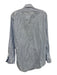 Sid Mashburn Size M Blue & White Linen Blend Striped Button up Long Sleeve Shirt Blue & White / M