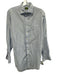 Sid Mashburn Size M Blue & White Linen Blend Striped Button up Long Sleeve Shirt Blue & White / M