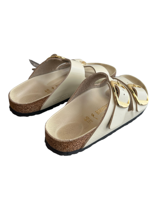 Birkenstock Shoe Size 40 Off White Leather Gold hardware Open Toe & Heel Shoes Off White / 40