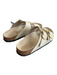 Birkenstock Shoe Size 40 Off White Leather Gold hardware Open Toe & Heel Shoes Off White / 40