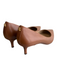 Lauren Ralph Lauren Shoe Size 9.5 Tan Leather Pointed Toe Kitten Heel Pump Shoes Tan / 9.5
