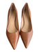Lauren Ralph Lauren Shoe Size 9.5 Tan Leather Pointed Toe Kitten Heel Pump Shoes Tan / 9.5