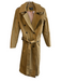 J Crew Mustard Cotton Double Breast Belt Attachable Hood Ankle Length Trenchcoat Mustard / 4