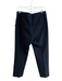 Veronica Beard Size 6 Black Polyester Blend Gold Buttons Zip Fly Tapered Pants Black / 6