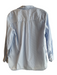 Frank & Eileen Size XS Blue & White Cotton Striped Button Down Collared Top Blue & White / XS