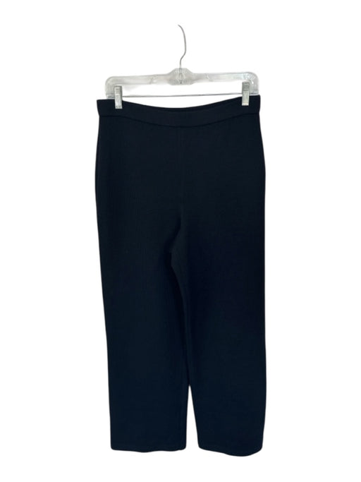 St. John Collection Size 10 Black Knit Elastic Waist Pants Black / 10