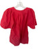 Pomander Place Size S Coral Pink Cotton Short Sleeve Stitching Detail Dress Coral Pink / S