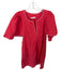 Pomander Place Size S Coral Pink Cotton Short Sleeve Stitching Detail Dress Coral Pink / S