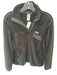 Patagonia Size S Black Polyester Fuzzy Snap buttons Athletic Jacket Black / S